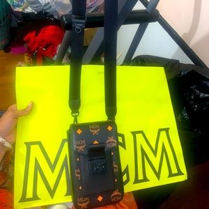 MCM man bag 100% authentic leather